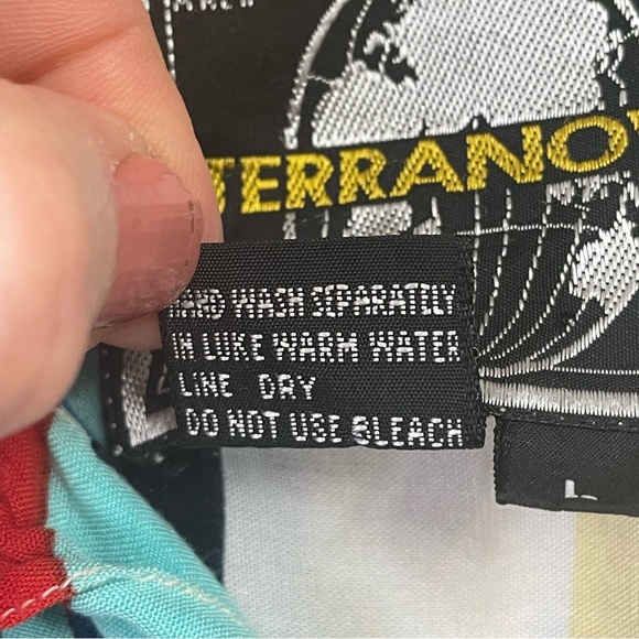 Terranova Vintage 90's Button Down Mens Large Aztec Natife rayon - Picture 3 of 8